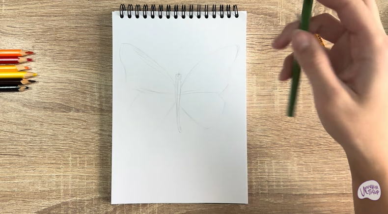 Рисуем Малинница обыкновенная