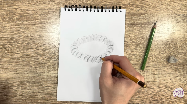 Рисуем Резинка-пружинка