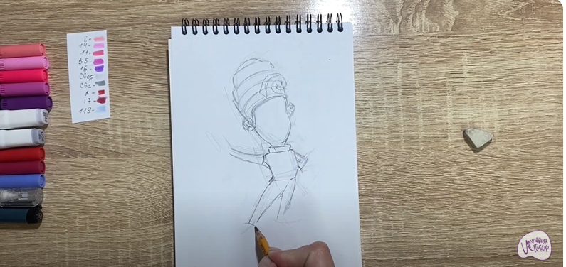 Рисуем Мася из "Фиксиков"