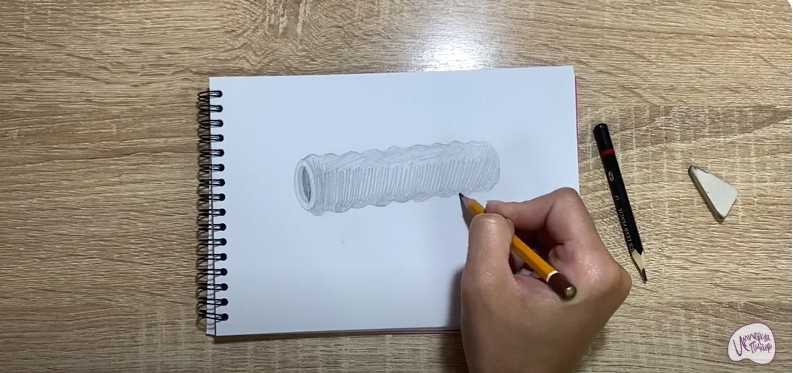 Рисуем Ролик массажный