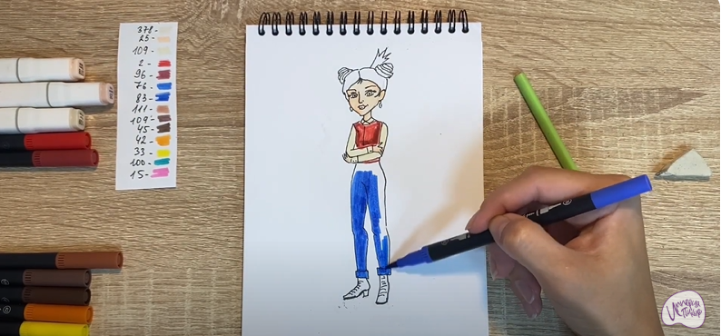 Рисуем Даша из "Царевны"