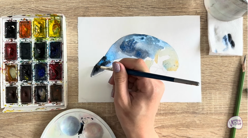 Рисуем Дюгонь