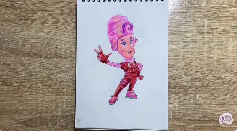 Рисуем Мася из "Фиксиков"
