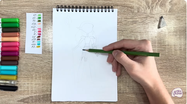 Рисуем Дриада из "Сказочный Патруль"