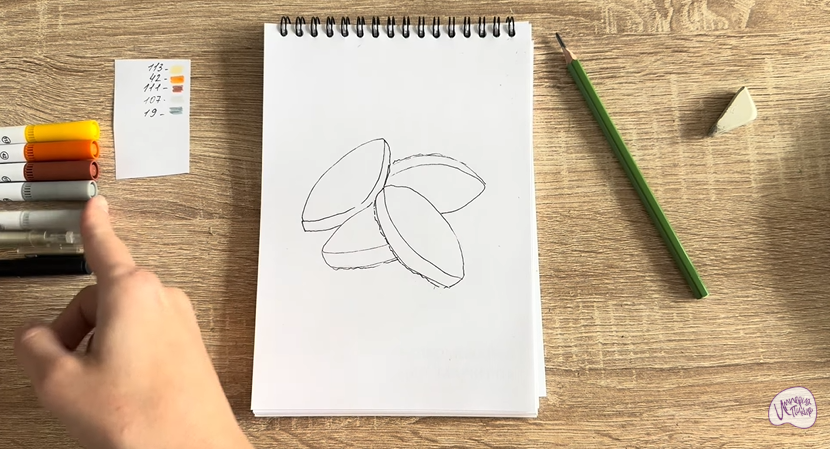 Рисуем Калиссоны