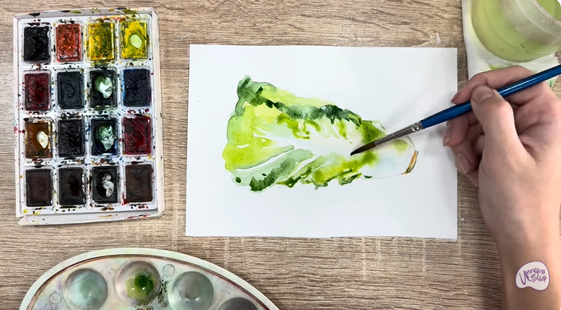 Рисуем Пекинская капуста