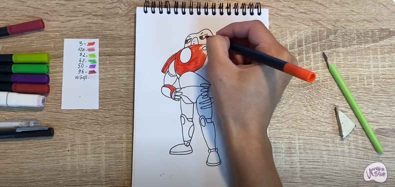 Рисуем Супергерой из "Геройчики"