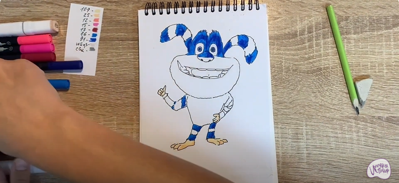 Рисуем Ози из "Финник"