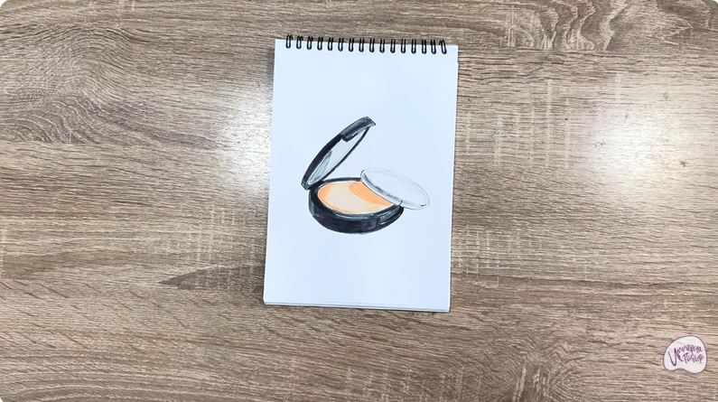 Рисуем Пудра для лица Рисуем Пудра для лица