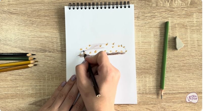 Рисуем Голотурия