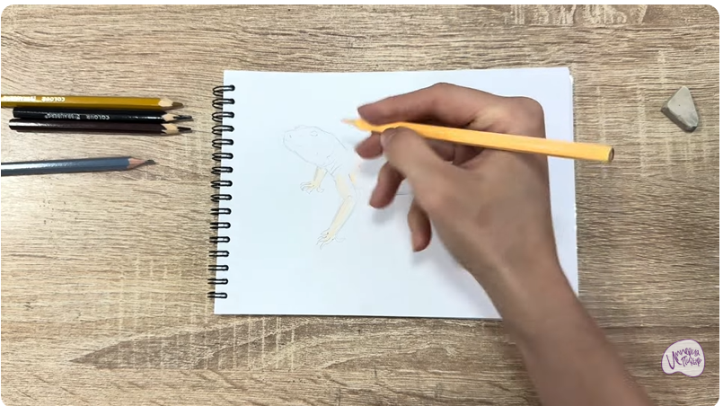 Рисуем Шипохвостый ящер