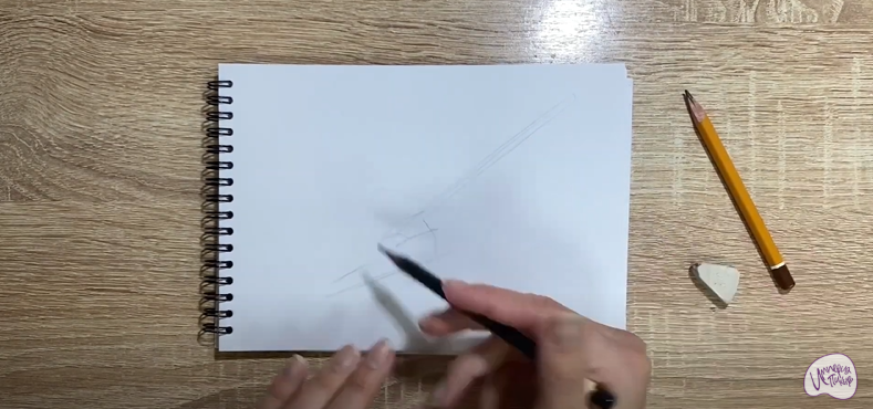 Рисуем Подкатной домкрат