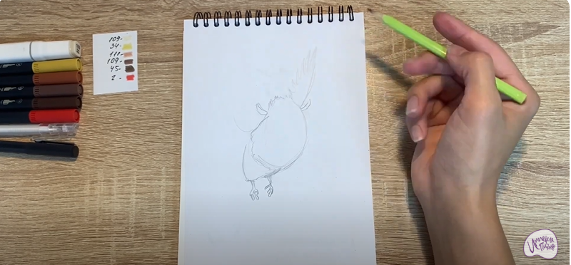 Рисуем Сова из "Царевны"