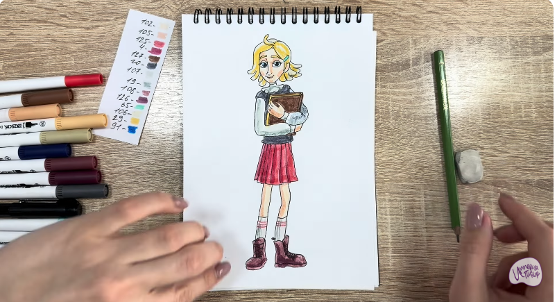 Рисуем Рина Винилион из" Доктор Динозавров"