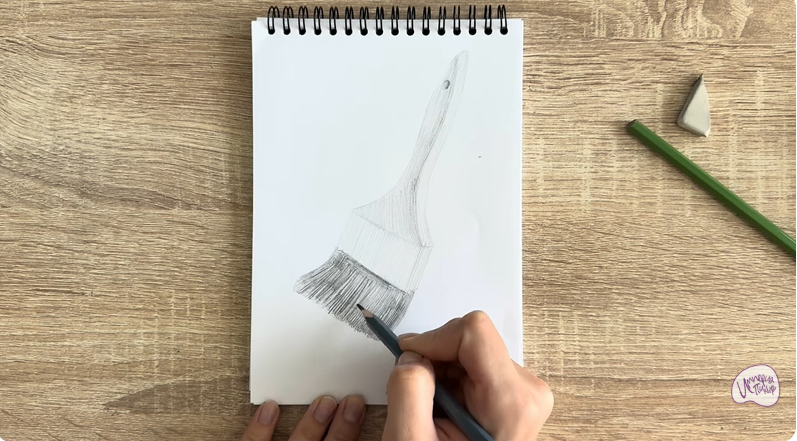 Рисуем Кисть малярная
