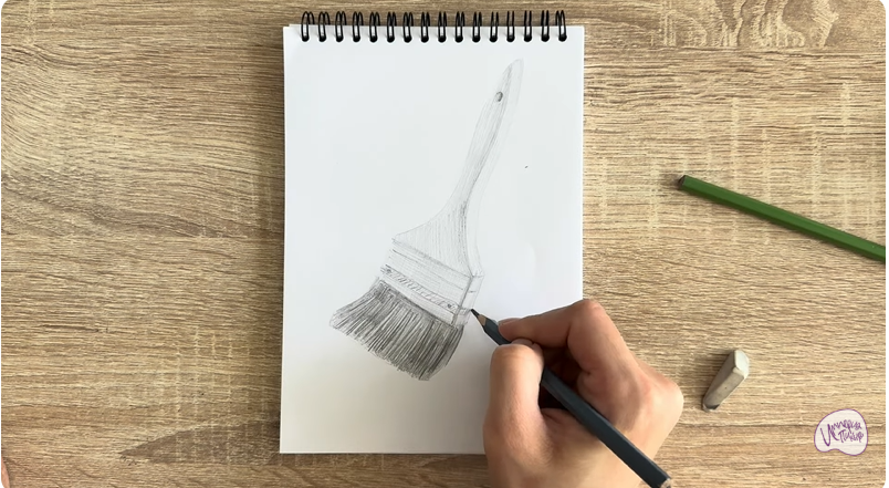 Рисуем Кисть малярная