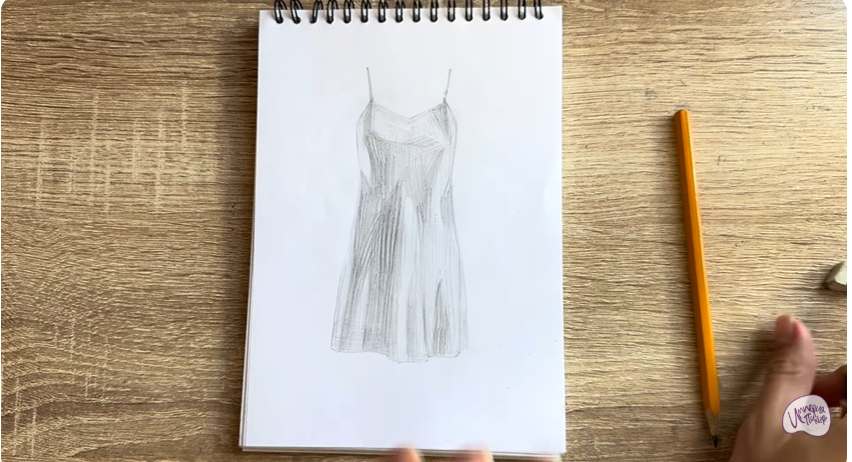 Рисуем Ночная рубашка