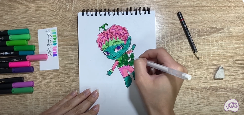Рисуем Фортуна из "Команда Флоры"