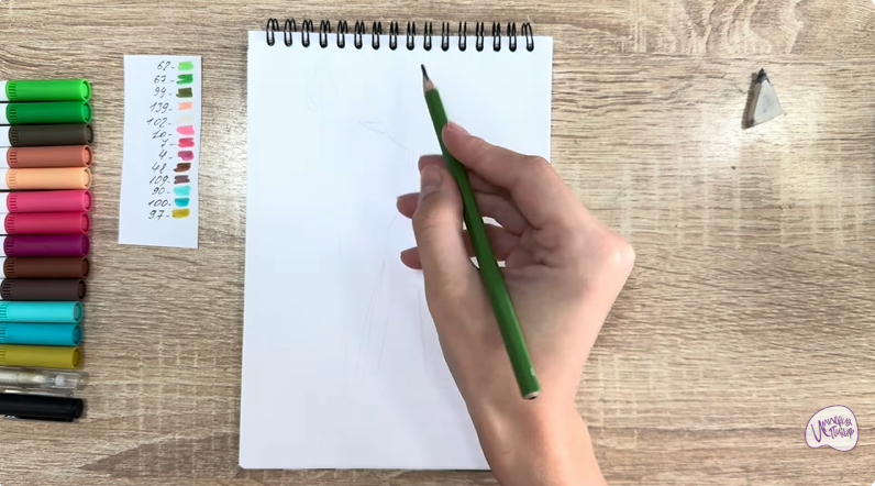 Рисуем Дриада из "Сказочный Патруль"