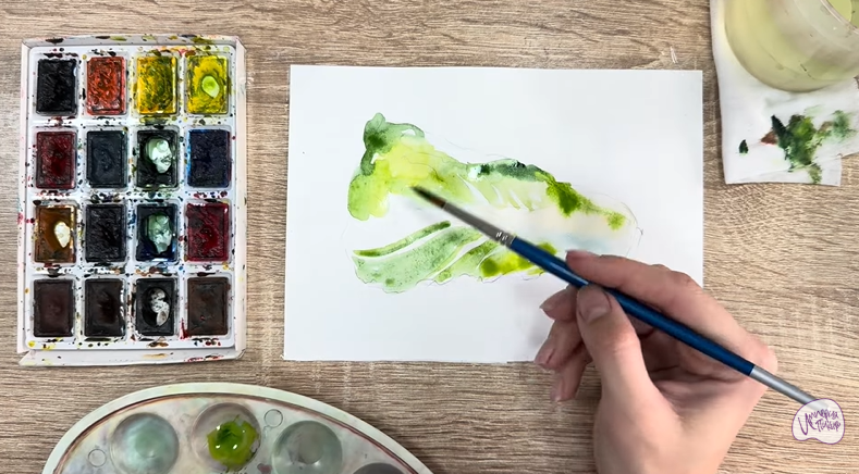 Рисуем Пекинская капуста