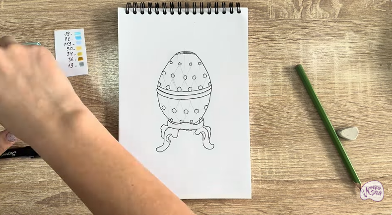 Рисуем Яйцо Фаберже