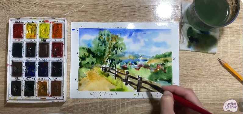 Рисуем Плёс