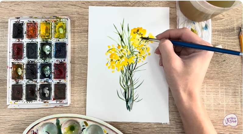 Рисуем Бессмертник