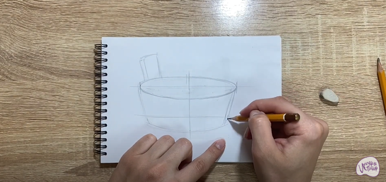 Рисуем Таз для бани