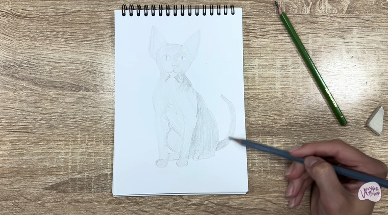 Рисуем Девон Рекс