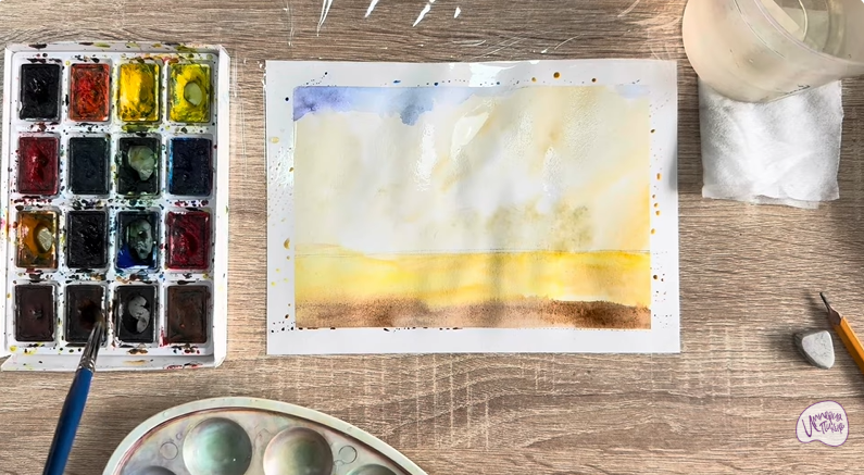 Рисуем Песчаная буря