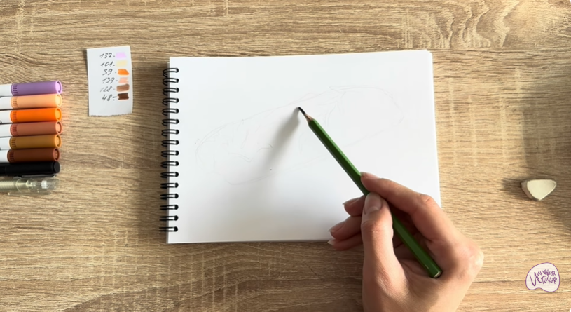 Рисуем Кулебяка