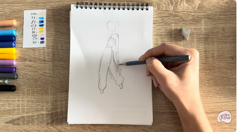 Рисуем Зои из "Кейпоп"