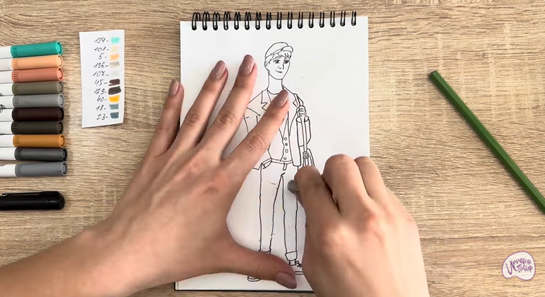 Рисуем Тадаши Хамада из «Города героев»