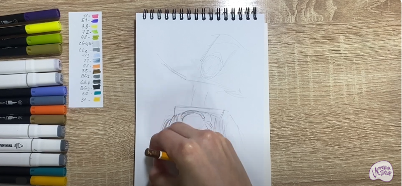 Рисуем Чак из Brawl Stars