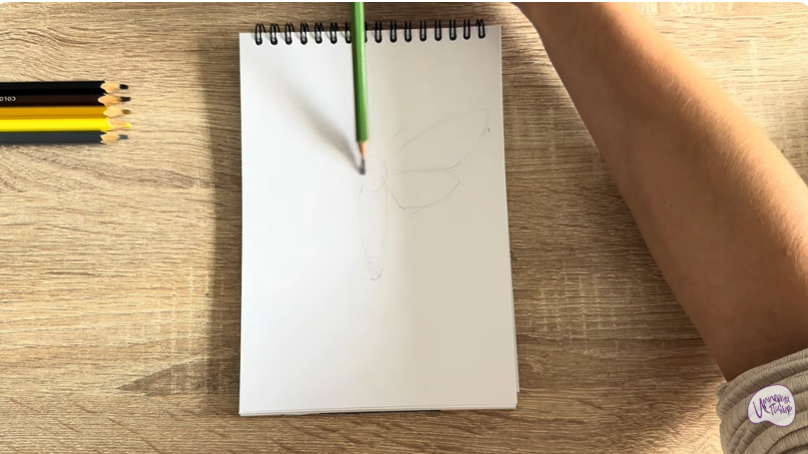 Рисуем Древесница въедливая