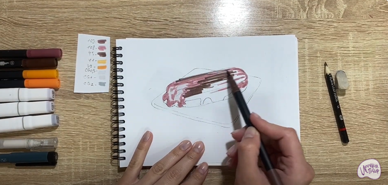 Рисуем Эклер