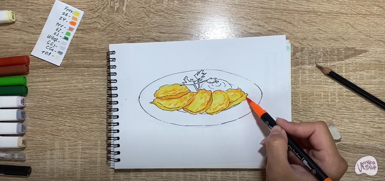 Рисуем Драники
