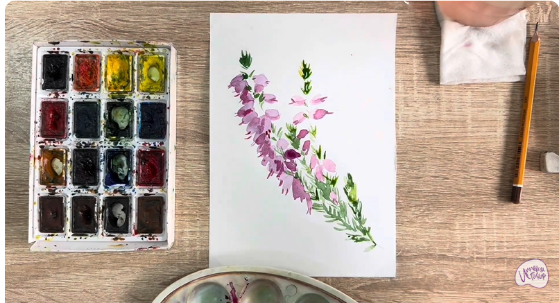 Рисуем Вереск