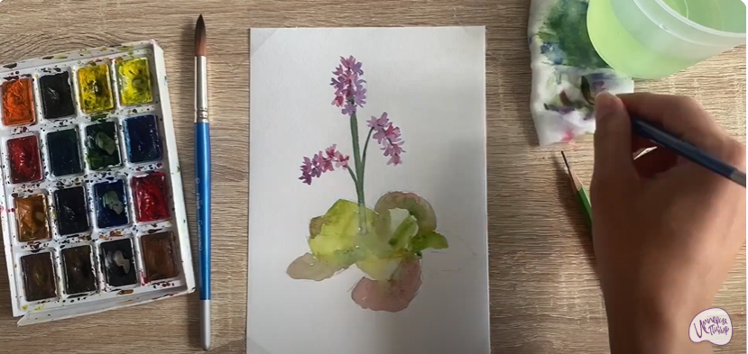 Рисуем Бадан