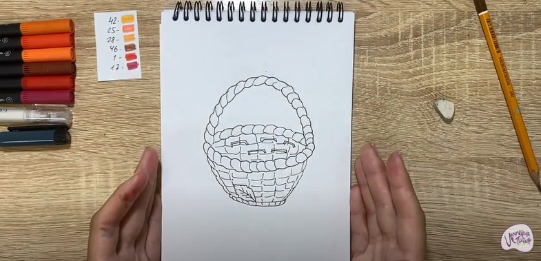 Рисуем Корзинка