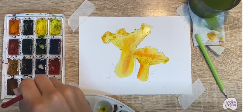 Рисуем Лисички