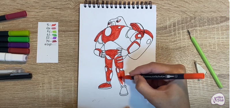 Рисуем Супергерой из "Геройчики"