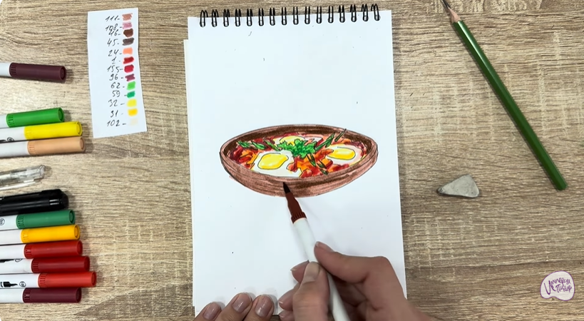 Рисуем Шакшука