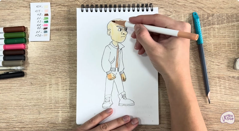 Рисуем Вик из "Побег из будущего"