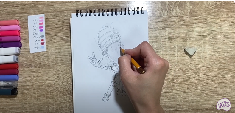 Рисуем Мася из "Фиксиков"