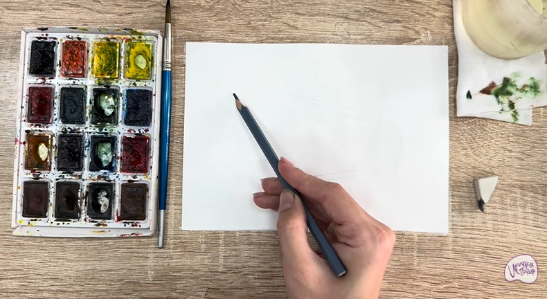 Рисуем Пекинская капуста