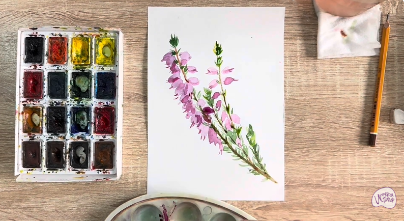 Рисуем Вереск