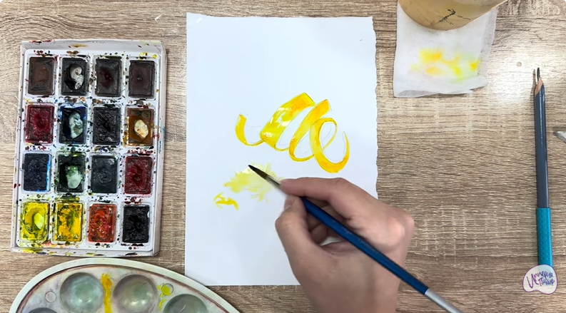 Рисуем Цедра лимона