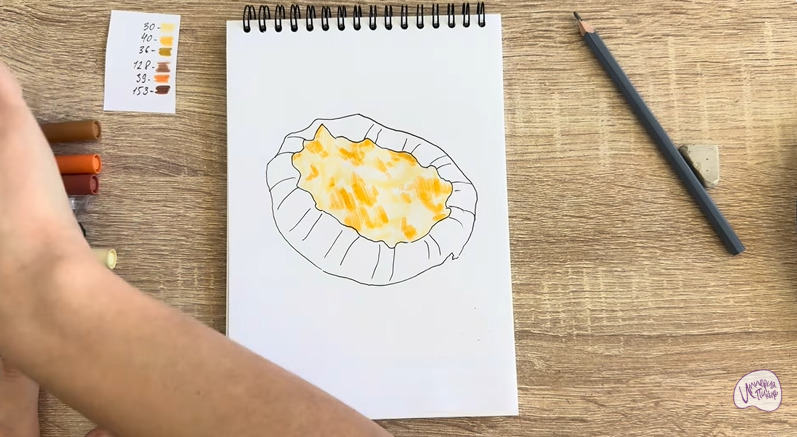 Рисуем Карельская калитка