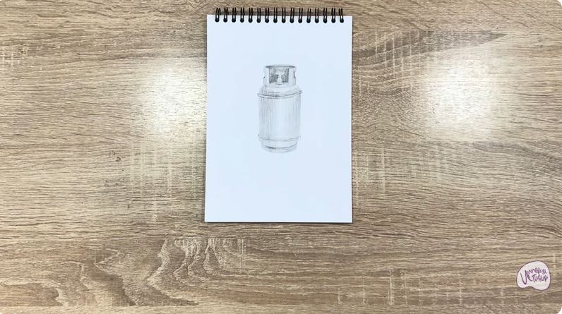 Рисуем Газовый баллон